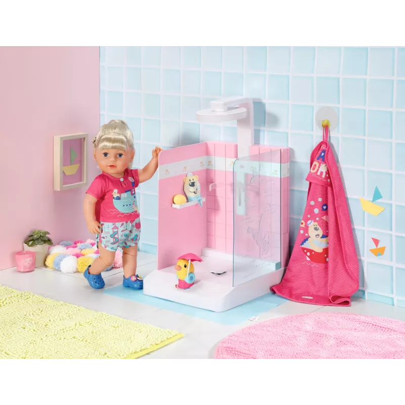 Nukenkylpy BABY born Bath Walk in Shower suositeltu ikä 3 vuotta