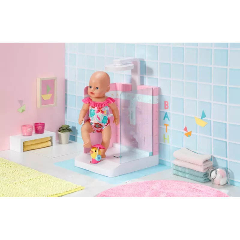 Nukenkylpy BABY born Bath Walk in Shower suositeltu ikä 3 vuotta