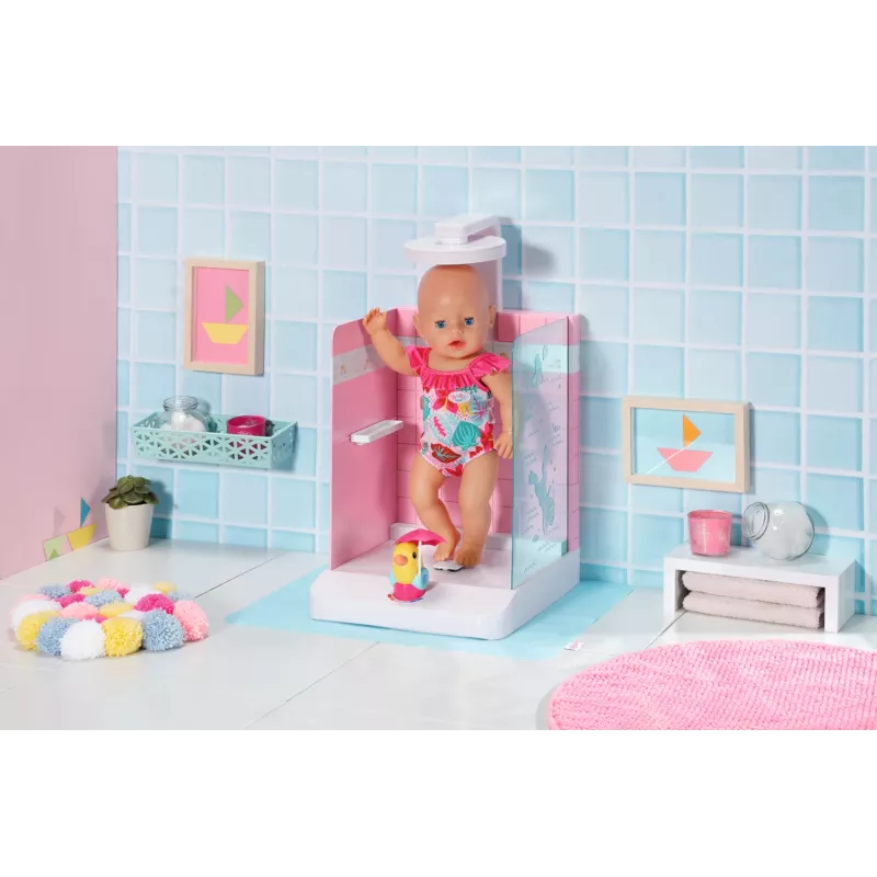 Nukenkylpy BABY born Bath Walk in Shower suositeltu ikä 3 vuotta