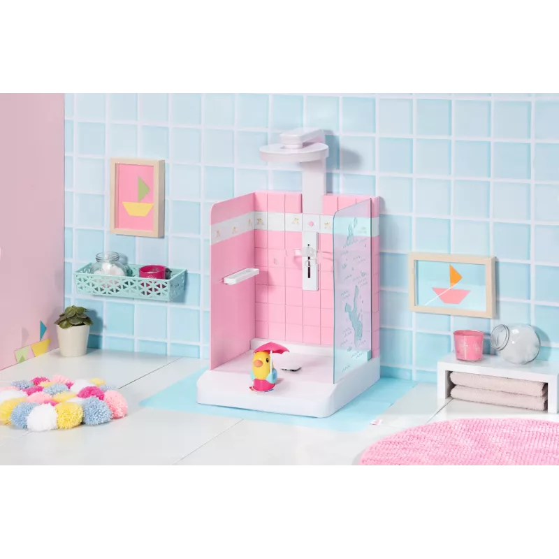 Nukenkylpy BABY born Bath Walk in Shower suositeltu ikä 3 vuotta