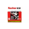 Ruuvikoukku- ja tulppasarja Fischer 564169 25 kpl muovi 8 mm