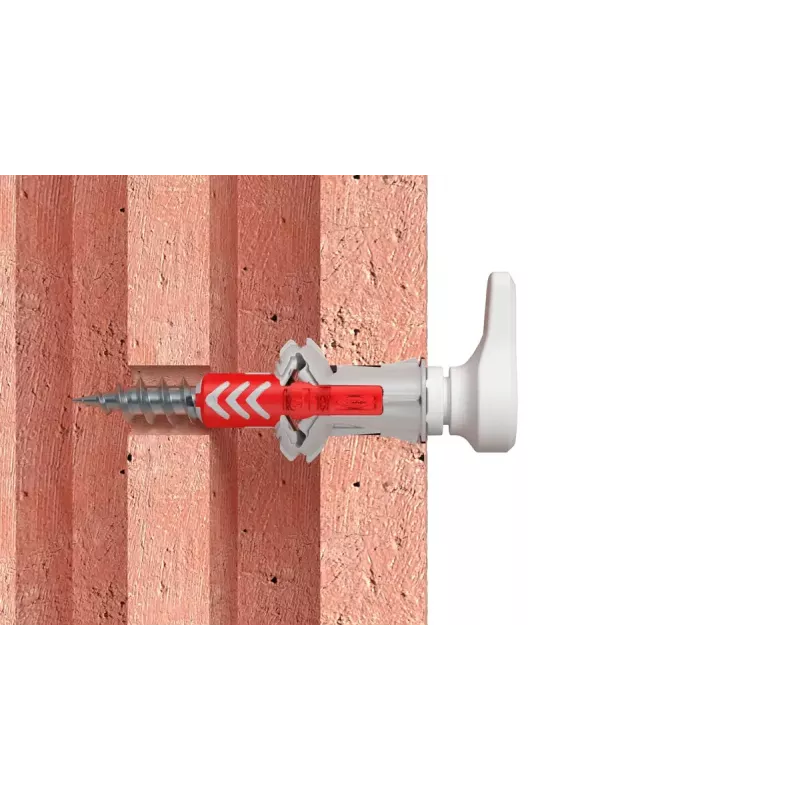 Ruuvikoukku- ja tulppasarja Fischer 564168 25 kpl 6 mm porausreikä