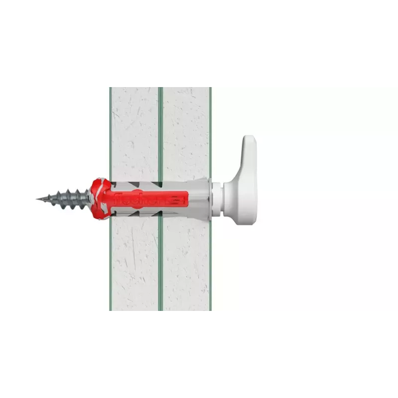 Ruuvikoukku- ja tulppasarja Fischer 564168 25 kpl 6 mm porausreikä