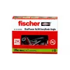 Ruuvikoukku- ja tulppasarja Fischer 564168 25 kpl 6 mm porausreikä