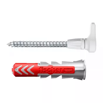 Ruuvikoukku- ja tulppasarja Fischer 564168 25 kpl 6 mm porausreikä