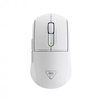 Turtle Beach Burst II Air White – 2.4GHz langaton pelihiiri: 47g ultrakevyt, optiset kytkimet, 26K DPI optinen sensori, Bluetooth, 120h akku