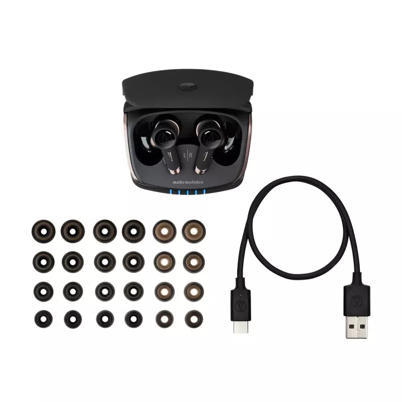 Audio-Technica ATH-TWX9 kuulokkeet — True Wireless In-ear TWS, 10–40000 Hz, Bluetooth, ruskea