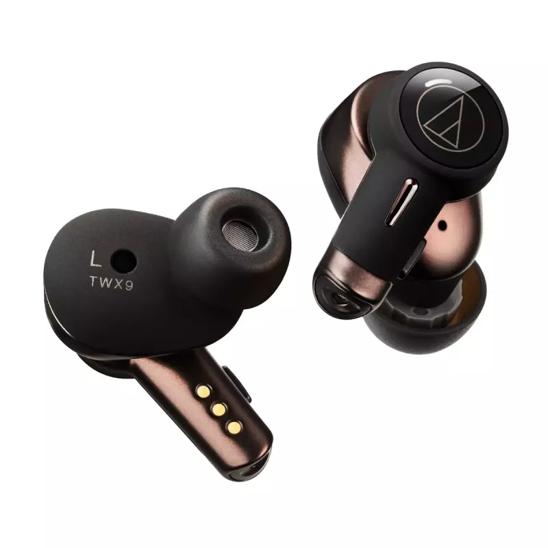 Audio-Technica ATH-TWX9 kuulokkeet — True Wireless In-ear TWS, 10–40000 Hz, Bluetooth, ruskea