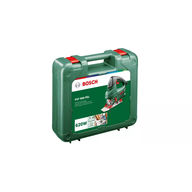 Bosch PST 900 PEL heilurisaha, 620 W, 23 mm iskunpituus, kantolaukulla, vihreä/musta