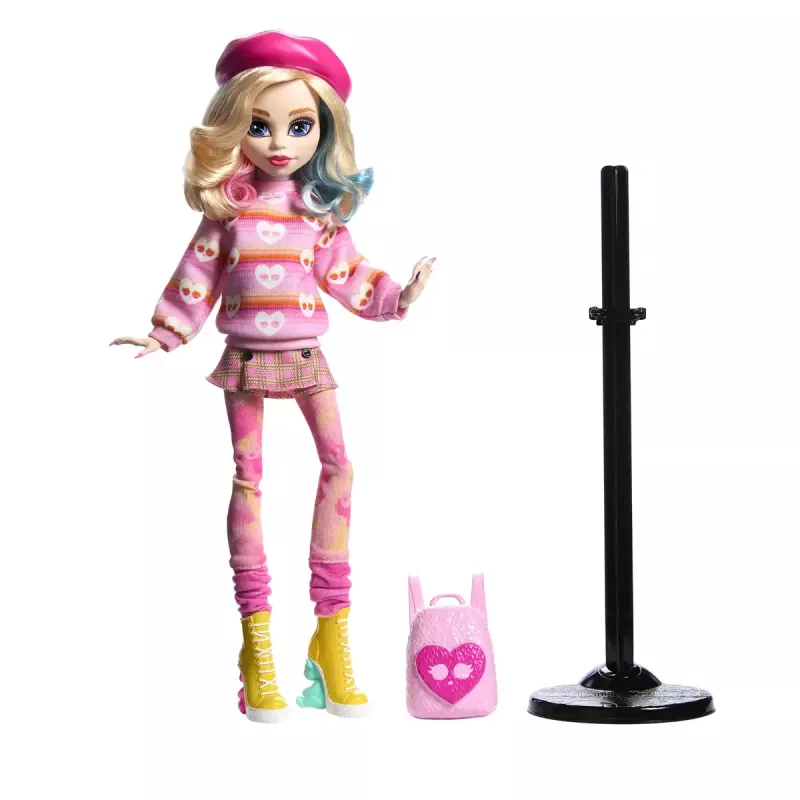 Muotinukke Mattel Monster High Wednesday Enid Sinclair monivärinen