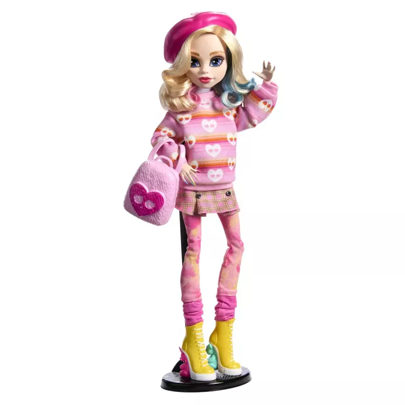 Muotinukke Mattel Monster High Wednesday Enid Sinclair monivärinen