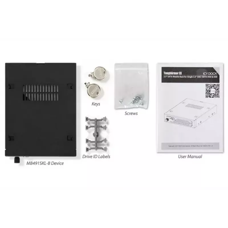 Asennuskehys Icy Dock MB491SKL-B