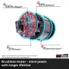 Käsikäyttöinen ruohonleikkuri Einhell GP-CM 36/47 S Li BL akku 47 cm 700 m²