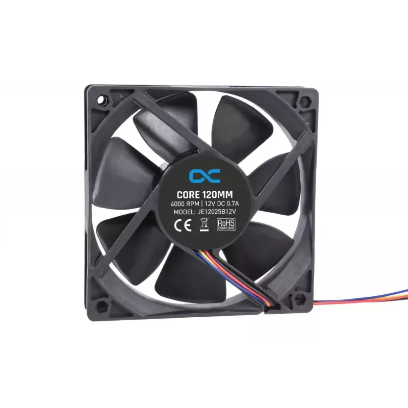 Tuuletin Alphacool 24845 12 cm 4000 kierr./min musta