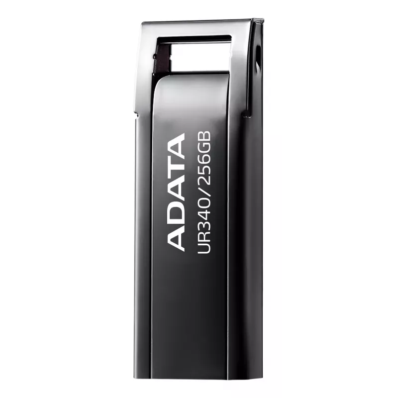ADATA UR340 USB-muistitikku 256 GB USB Type-A 3.2 Gen 1, lukunopeus jopa 100 MB/s, musta