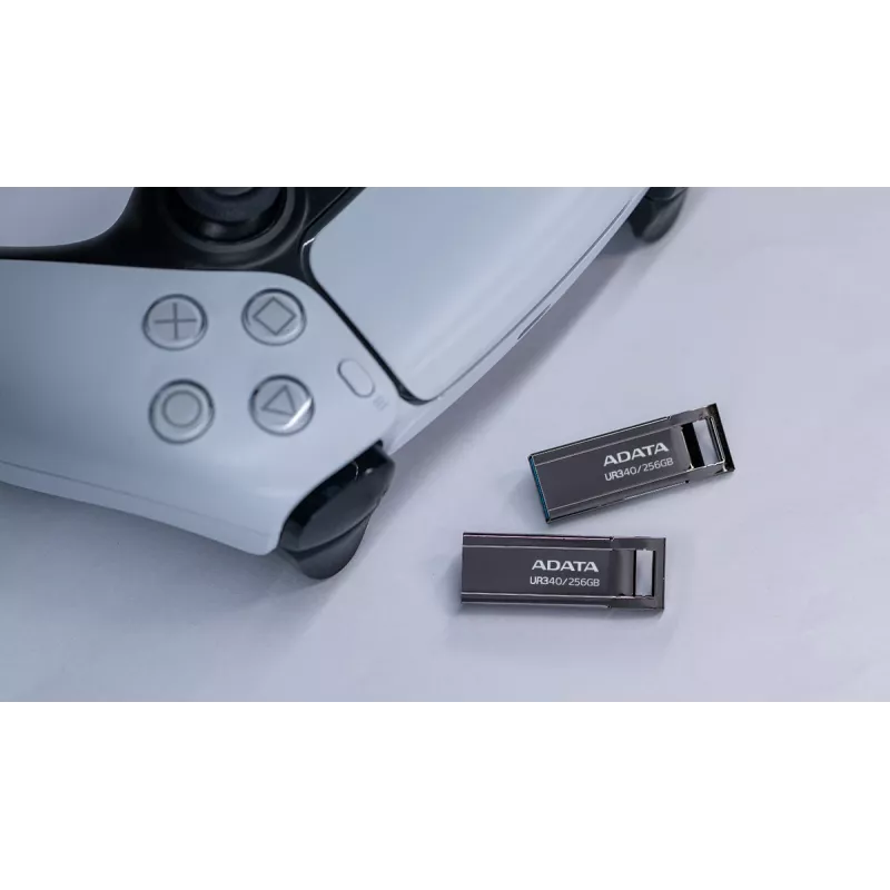 ADATA UR340 USB-muistitikku 256 GB USB Type-A 3.2 Gen 1, lukunopeus jopa 100 MB/s, musta