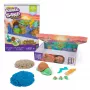 Kinetic Sand, Project Planet Turtle Beach 397 g leikkihiekkaa, työkalut ja muotit, kestävät ympäristöystävälliset materiaalit, aistilelu lapsille