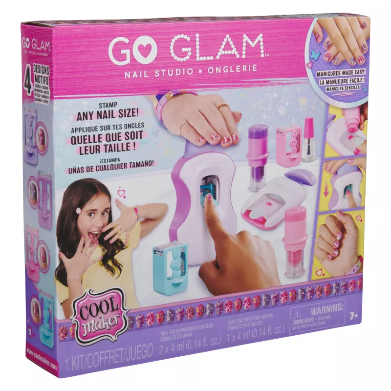 Kynsisalon Spinmaster Cool Maker Go Glam 6070509 DIY-kynsisuunnittelusarja lapsille