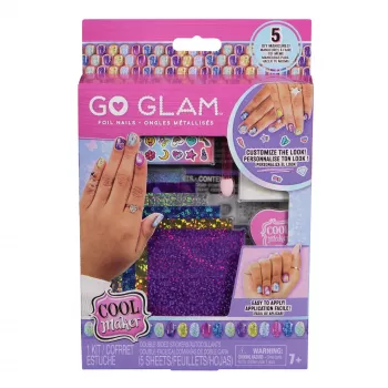 Cool Maker, Mix & Mani foliokynsisarja 6 foliolla ja tarroilla 5 DIY-manikyyriin (pakkaus voi vaihdella), askartelu- ja luovuuslelu yli 7-vuotiaille lapsille