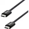 USB-C–USB-C-kaapeli ADATA CACC-100PN-BK, USB 2.0, 1 m, musta