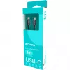 USB-C–USB-C-kaapeli ADATA CACC-100PN-BK, USB 2.0, 1 m, musta