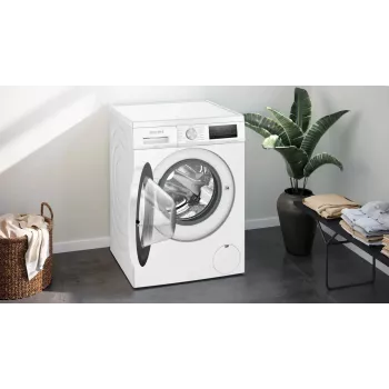 Siemens iQ500 WU14UT42 pesukone edestä täytettävä 9 kg 1351 kierr./min valkoinen