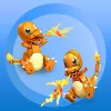 MEGA Pokémon Build & Show Charmander lelunrakennussarja, 10 cm korkea,
