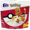 MEGA Pokémon Build & Show Charmander lelunrakennussarja, 10 cm korkea,