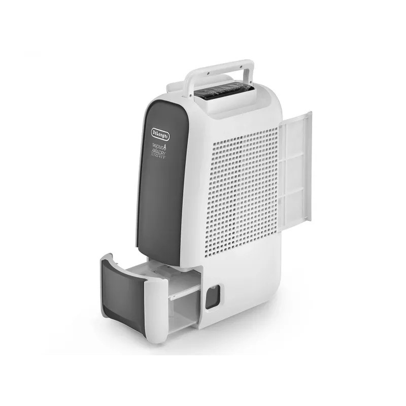 DeLonghi DNS65 ilmankuivain, 6 l/vrk, 2,8 l vesisäiliö, 220-240 V, 50 Hz, musta/valkoinen