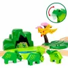Rautatiesarja Ravensburger Dinosaur Deluxe Set BRIO World 63610400 interaktiivisilla toiminnoilla