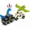Juna BRIO Dinosaur Battery Train monivärinen puu 3+