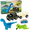 Juna BRIO Dinosaur Battery Train monivärinen puu 3+