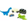 Juna BRIO Dinosaur Battery Train monivärinen puu 3+