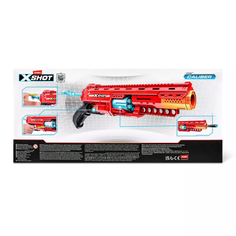ZURU XSHOT Excel 36675 Caliber nuolipyssy, 27 m kantama