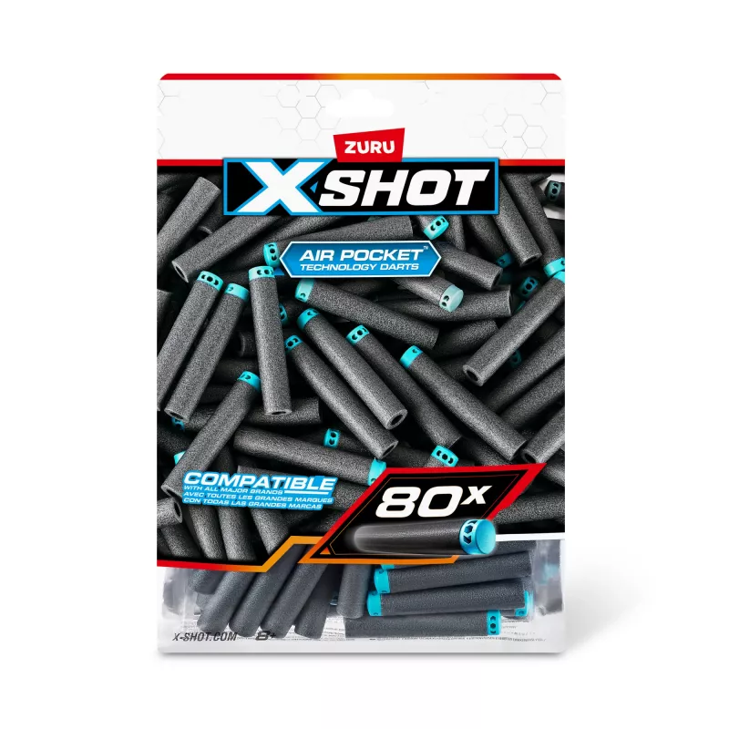 XSHOT Excel tikat täydennyspakkaus (80 tikkaa) ZURU