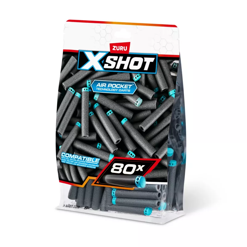 XSHOT Excel tikat täydennyspakkaus (80 tikkaa) ZURU