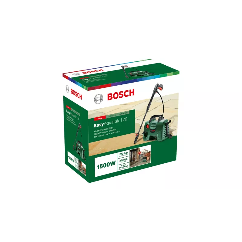 Bosch EasyAquatak 120 06008A7901 painepesuri, kannettava, 120 bar, 350 l/h, 1500 W, vihreä/musta
