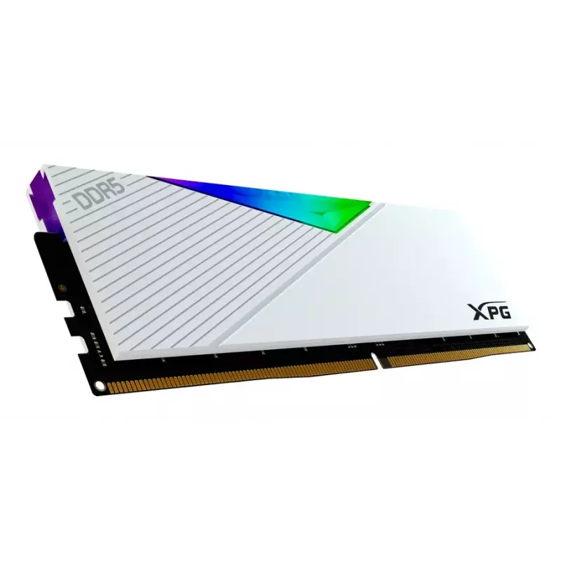 DIMM 64 GB DDR5-6000 (2x 32 GB) Dual-Kit, muisti valkoinen, AX5U6000C3032G-DCLARWH, Lancer RGB, INTEL XMP