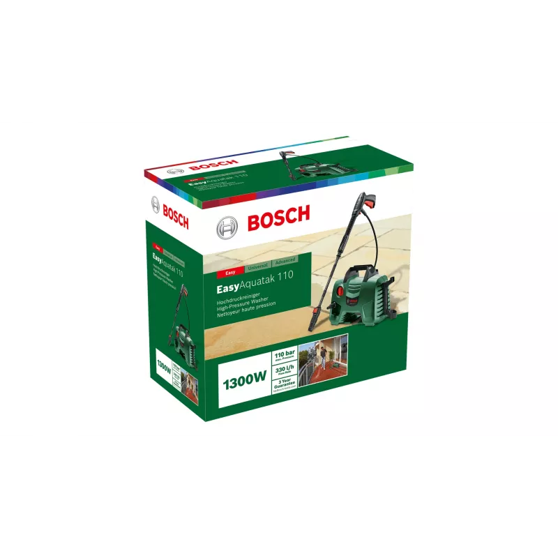 Bosch EasyAquatak 110 painepesuri kompakti sähkö vihreä