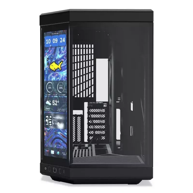 PC-kotelo HYTE Y70 Touch Infinite Midi-Tower musta