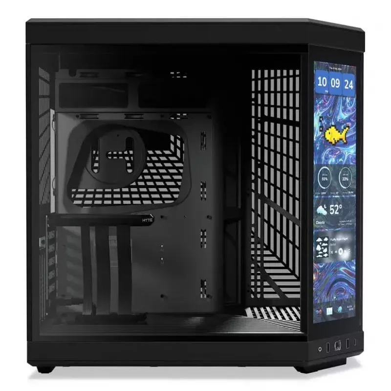 PC-kotelo HYTE Y70 Touch Infinite Midi-Tower musta