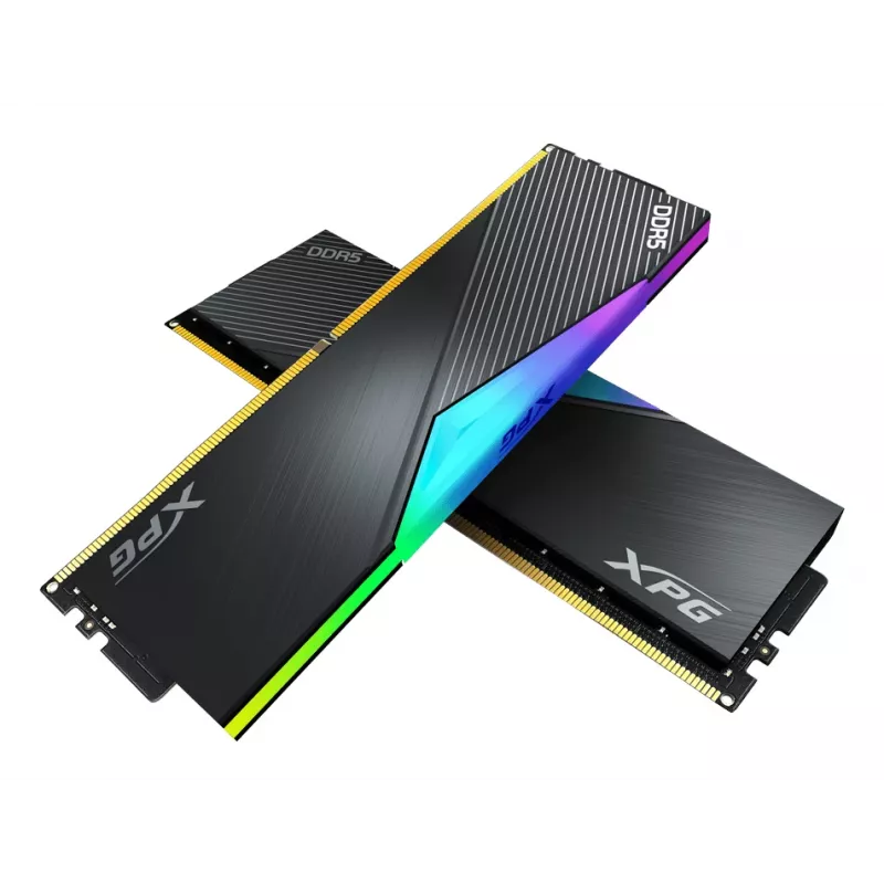 DIMM 32 GB DDR5-6000 (2x 16 GB) Dual-Kit, muisti musta, AX5U6000C3016G-DCLARBK, Lancer RGB, INTEL XMP