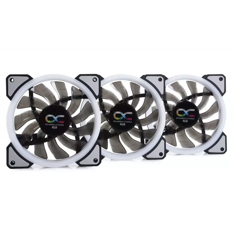 Tuuletin Alphacool Eiszyklon Aurora LUX Digital RGB 12 cm läpinäkyvä