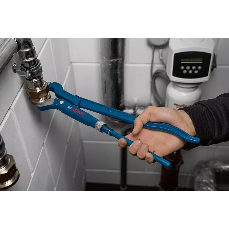 Bosch Professional 45° kulmaputkipihdit LVI-työhön, 420 mm, S-leuat (1 600 A02 W3T)