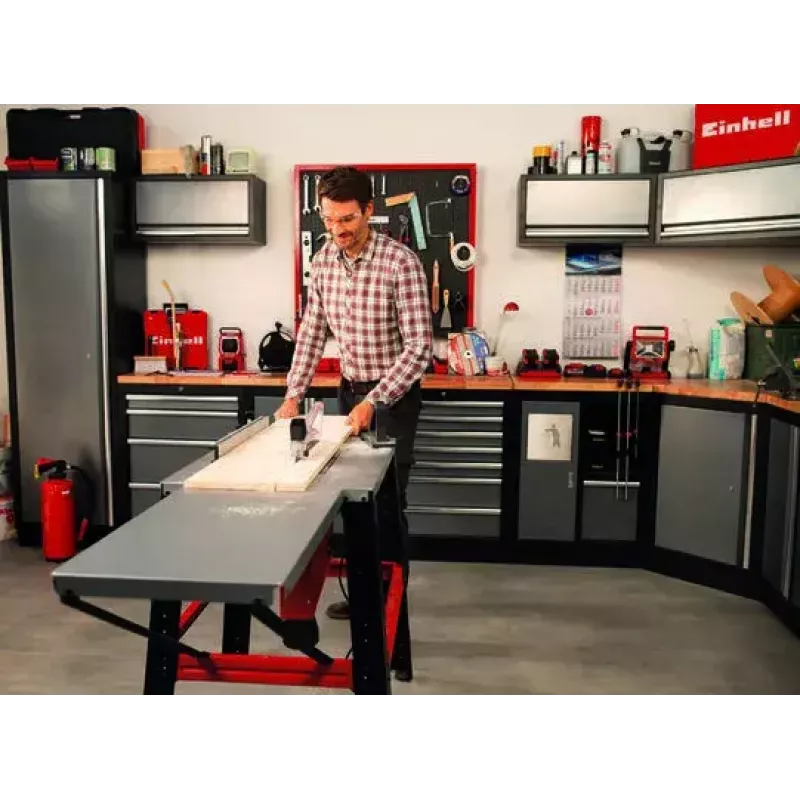 Einhell TC-TS 315 U 4340556 pöytäpyörösaha, 1800 W, 315 mm terä, 85 mm leikkaussyvyys, 2950 r/min, punainen/musta