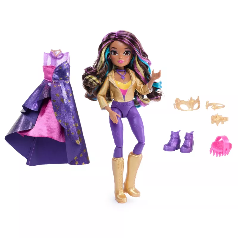 Muotinukke Spinmaster Unicorn Academy Sophia Masquerade 241 mm värikäs