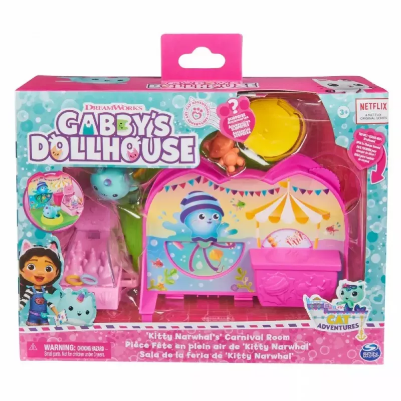 Hahmosetti Spin Master Gabby's Dollhouse Karnevaalihuone – keräiltävät leikkihahmot