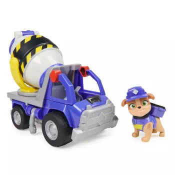 Rubble & Crew, Mix’s betonimylly-leikkiauto ja toimintahahmo ja liikkuvat osat, lelu yli 3-vuotiaille lapsille