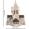 Rakennuspalikat Cobi kirkko Sainte-Mère-Église 2280 osaa 10 vuotta