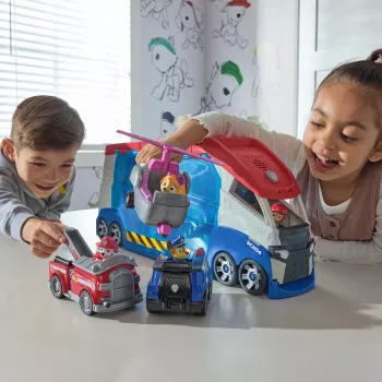 Ajoneuvosetti Spinmaster PAW Patrol Launche & Rescue Patroller, muovi, värikäs, yli 3-vuotiaille lapsille